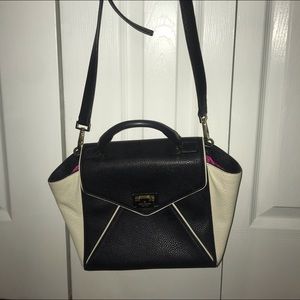 Black and White Leather Kate Spade Purse
